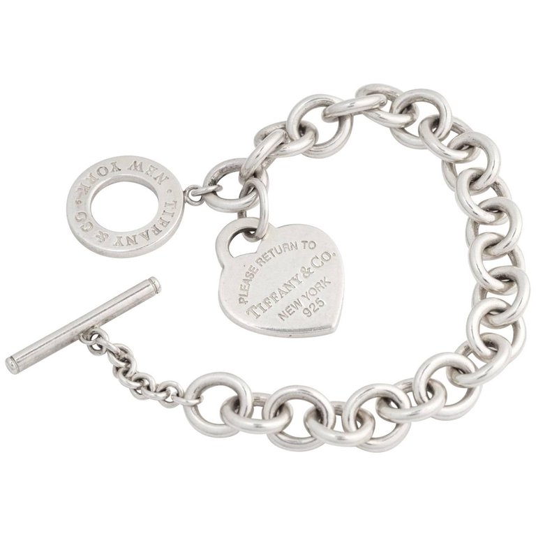 Return to Tiffany Jewelry Sterling Silver Bracelet