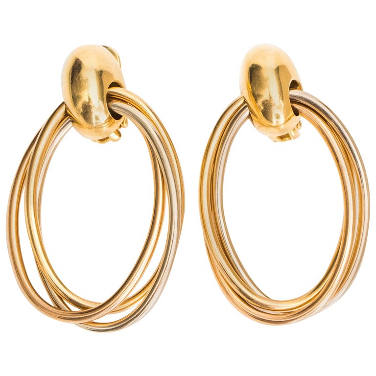 Cartier Jewelry Hoop Earrings